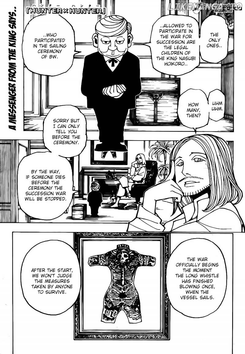 Hunter x Hunter, Chapter 349 image 01